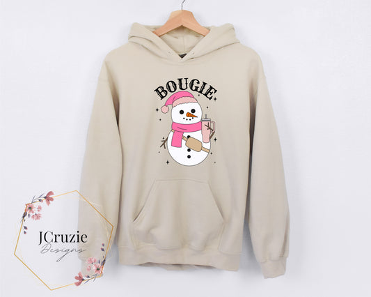 Bougie Snowman Hoodie