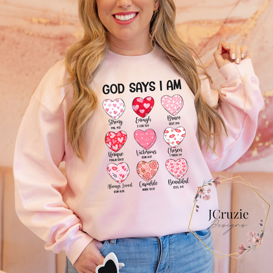 God Says Valentine Sweater