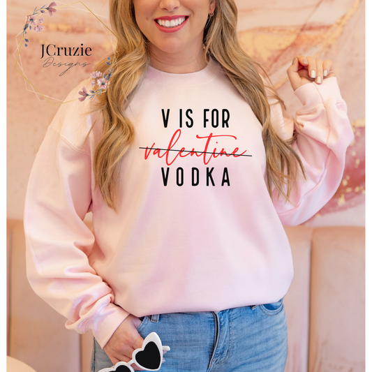 V is for Valentine/Vodka Sweater