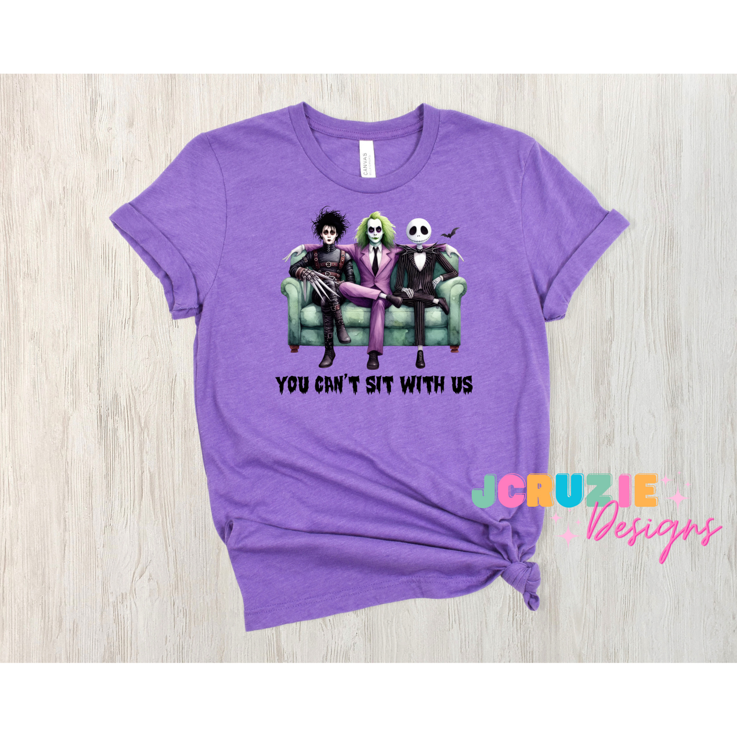 Can't Sit With Us Trio (Jack, Beetlejuice, Edward) Shirt/Hoodie