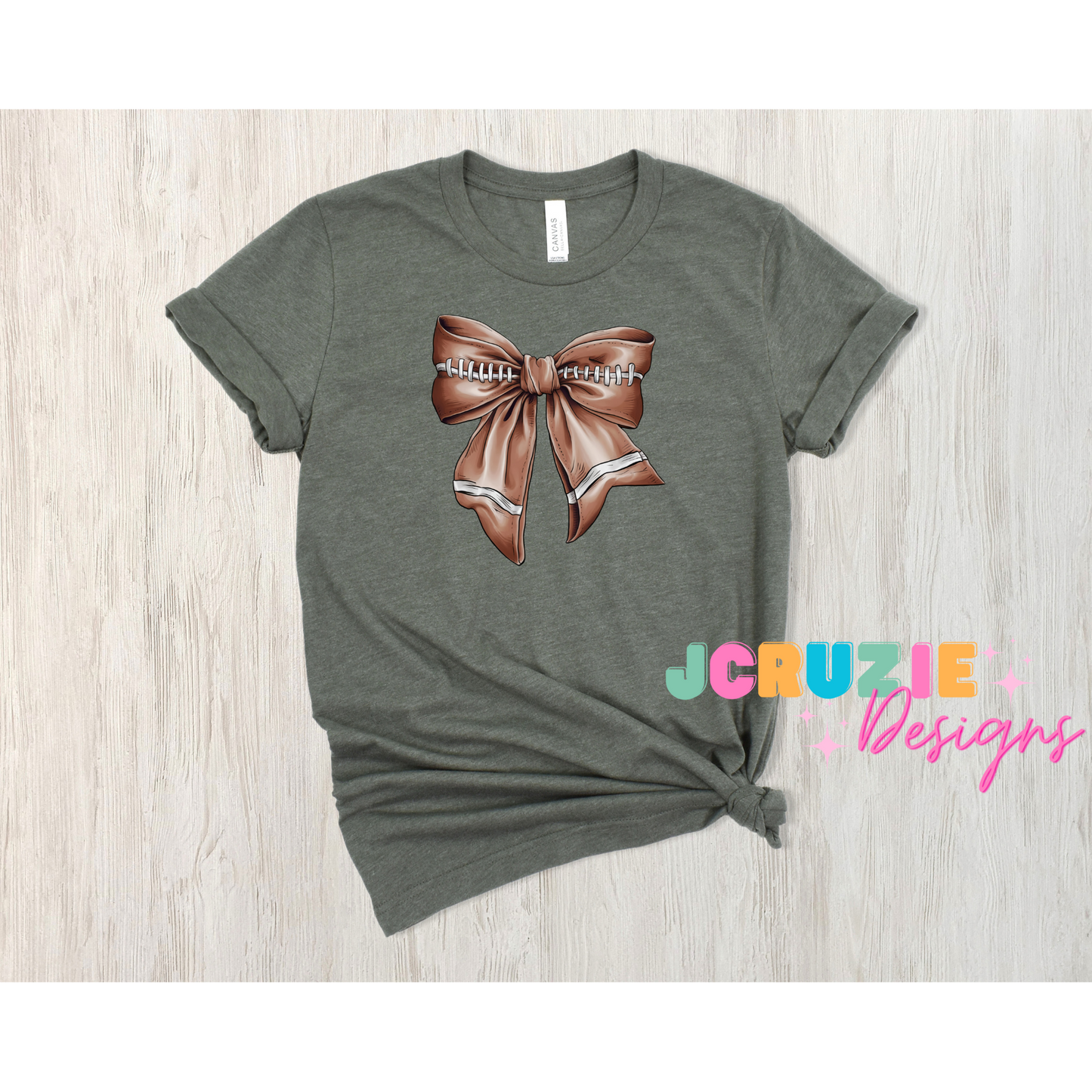 Coquette Football Bow Shirt